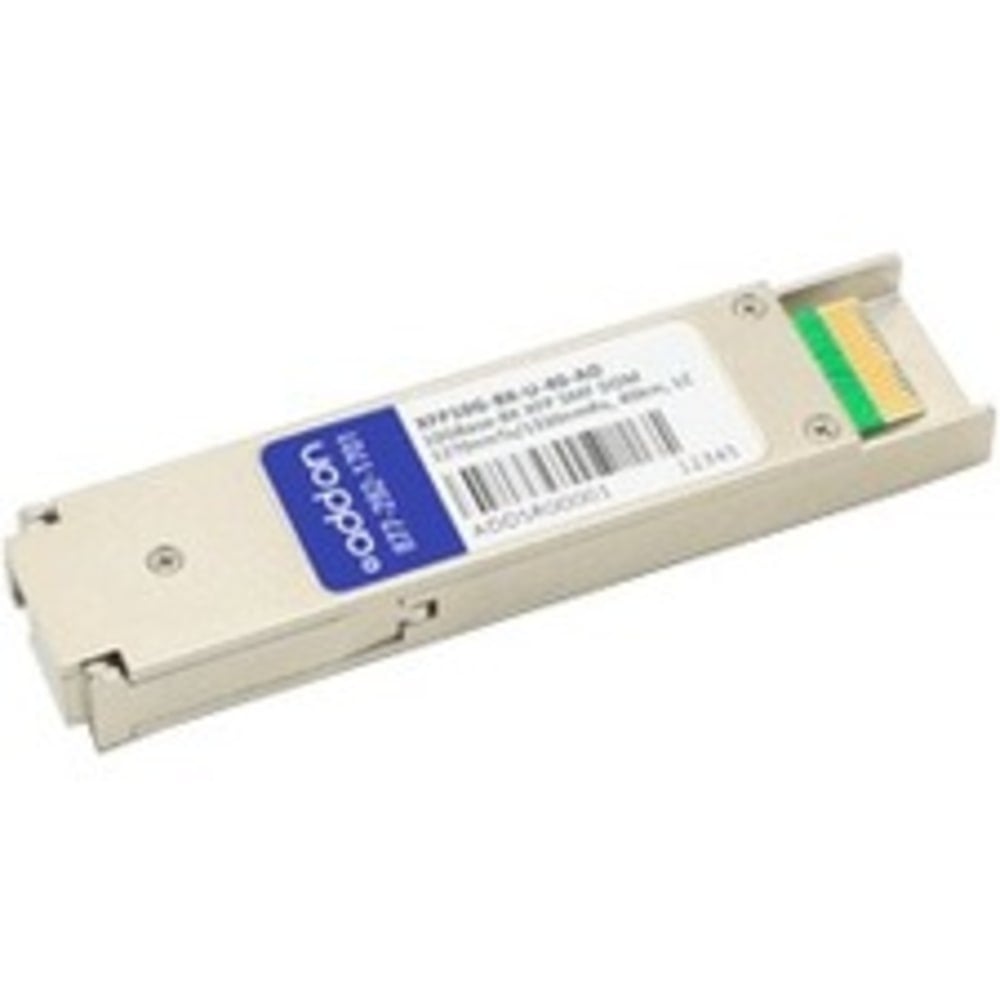 AddOn MSA Compliant 10GBase-BX XFP Transceiver - XFP transceiver module - 10 GigE - 10GBase-BX - LC single-mode - up to 24.9 miles - 1270 (TX) / 1330 (RX) nm MPN:XFP10G-BX-U-40-AO