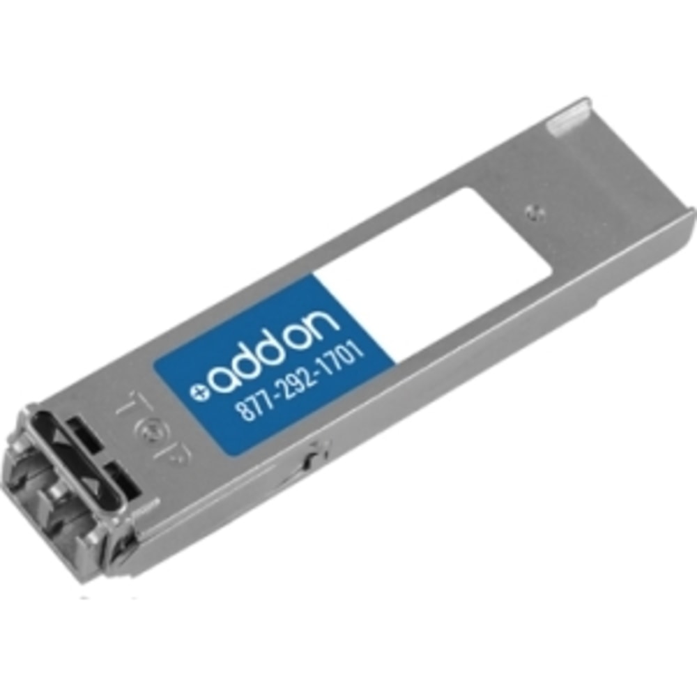 AddOn Juniper Networks XFP-10G-L-OC192-SR1 Compatible TAA Compliant 10GBase-LR XFP Transceiver (SMF, 1310nm, 10km, LC, DOM) - 100% compatible and guaranteed to work MPN:XFP10G-L-OC192SR1-AO