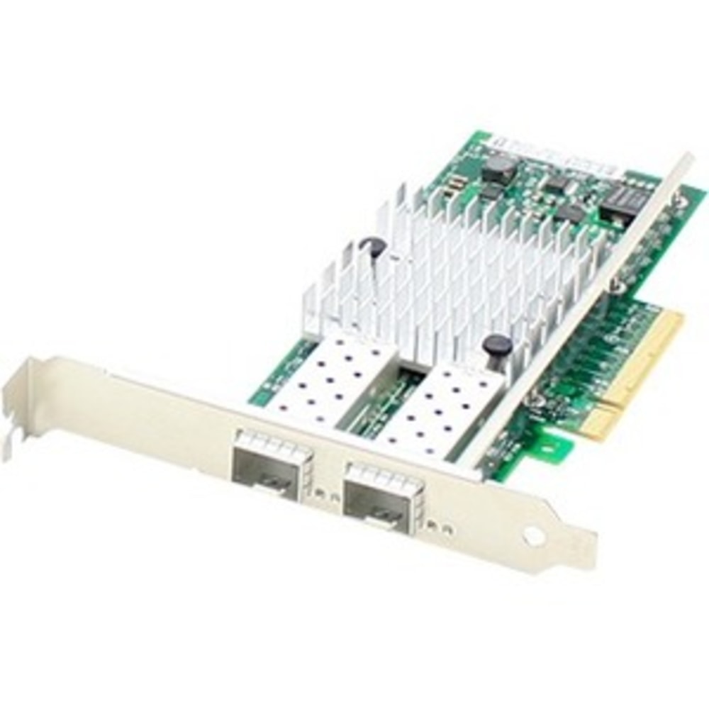 AddOn Dell 430-3815 Comparable Dual SFP+ Port PCIe NIC - Network adapter - PCIe x8 - 10 Gigabit SFP+ x 2 MPN:430-3815-AO