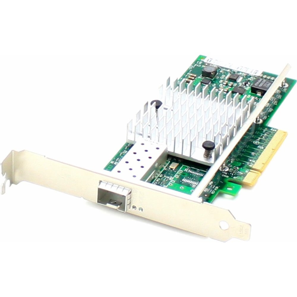 AddOn QLogic QLE8360-SR-CK Comparable 10Gbs Single SFP+ Port 300m Network Interface Card with 10GBase-SR SFP+ Transceiver - 100% compatible and guaranteed to work MPN:QLE8360-SR-CK-AO