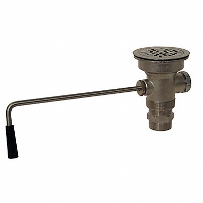 Sink Drain D 3-1/2 L 4-1/2 Brass MPN:K-5