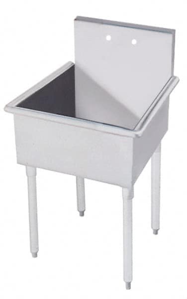 Mop Sink: Free Standing Mount, Stainless Steel MPN:4-OP-18