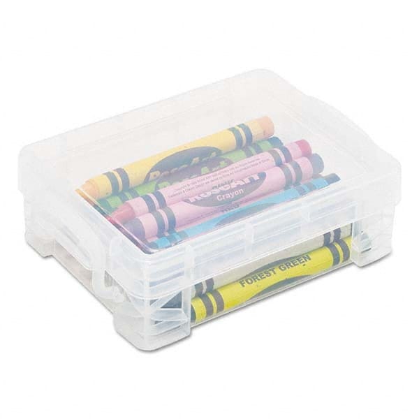 Compartment Storage Boxes & Bins, Storage Box Type: Storage File Box , Overall Length: 3.5in , Overall Height: 1.59in , Color: Clear  MPN:AVT40311