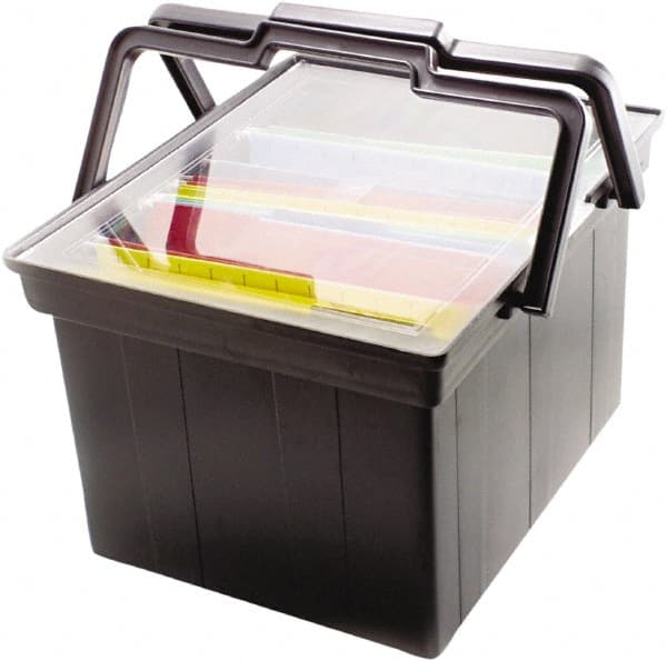 1 Compartment, 17 Inch Wide x 14 Inch Deep x 10-7/8 Inch High, Portable File Box MPN:AVTTLF2B