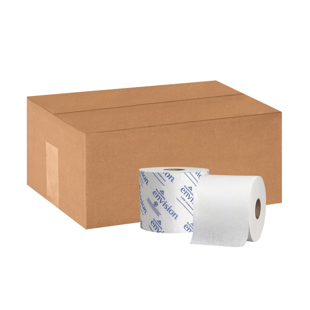 Georgia-Pacific 2-Ply Toilet Paper, 95% Recycled, 1000 Sheets Per Roll, Pack Of 48 Rolls MPN:1944801