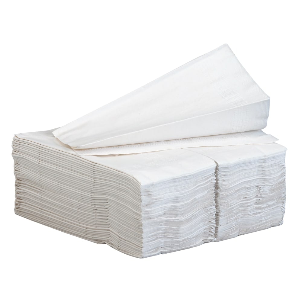 GP PRO Dixie 1/8-Fold 2-Ply Dinner Napkins, 100% Recycled, White, Pack Of 100 (Min Order Qty 18) MPN:31436PK