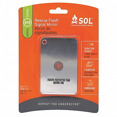 Rescue Flash Mirror 2 x 3 x 1/4 In. MPN:0140-1004