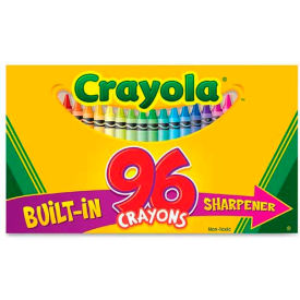 Crayola® Regular Crayons Built-In Sharpener Assorted 96/Box 520096