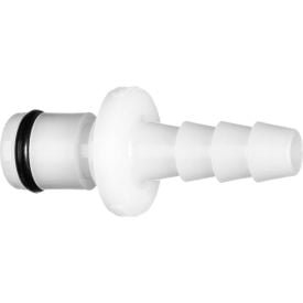 Quick Disconnect Tube Ftg Straight Adapter w/Auto Shut-Off - 1/4