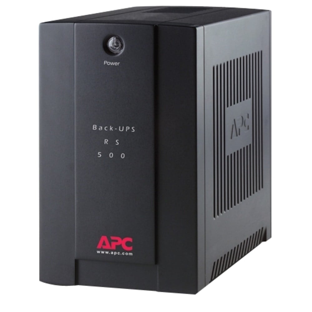 APC by Schneider Electric Back-UPS RS BR500CI-AS 500 VA Tower UPS - Tower - 10 Hour Recharge - 3 Minute Stand-by - 230 V AC Output - Stepped Sine Wave - 3 x Battery/Surge Outlet MPN:BR500CI-AS