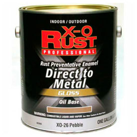 X-O Rust Oil Base DTM Enamel Gloss Finish Pebble Gallon - 802660 802660