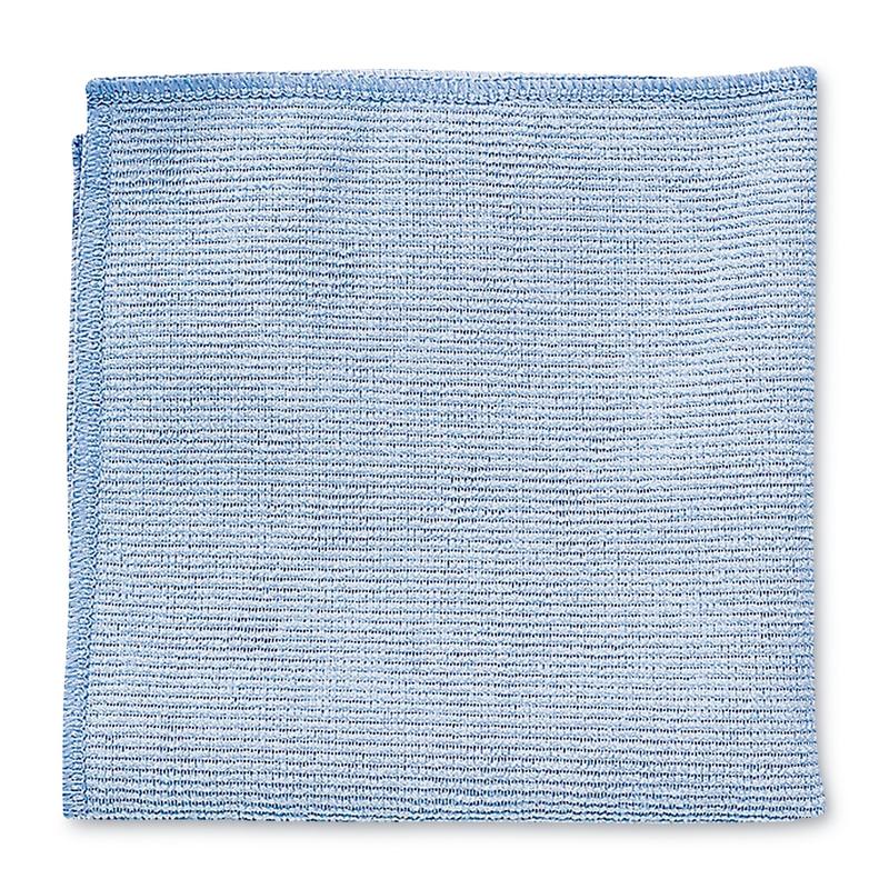 Rubbermaid Microfiber Cleaning Cloths, 16in x 16in, Blue, Pack Of 24 (Min Order Qty 2) MPN:1820583