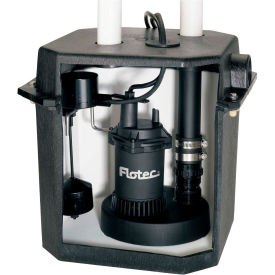 Flotec Self-Contained Under Sink Basin Pump System With Check Valve 1/3 HP Sump Pump FPZS33LTS