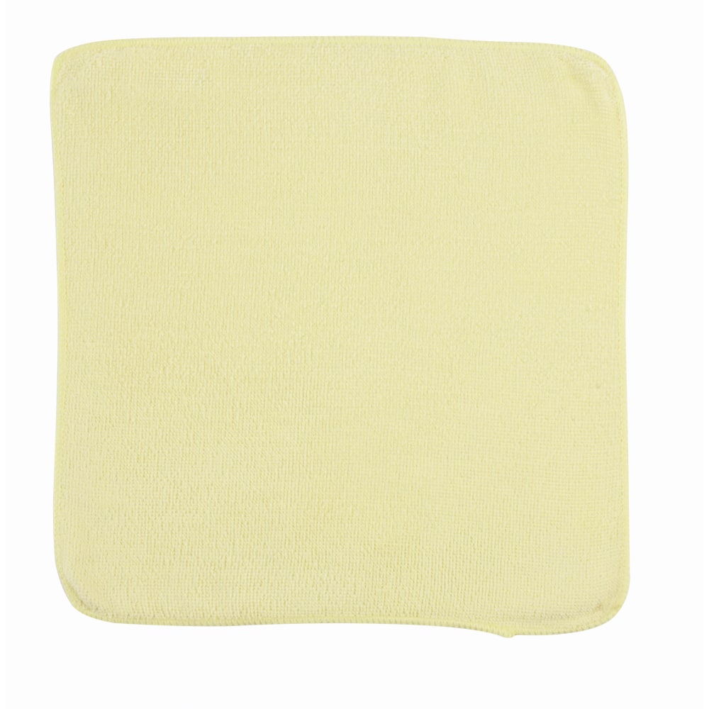 Rubbermaid Light Commercial Microfiber Cloths, 12in x 12in, Yellow, Case Of 288 MPN:1820580