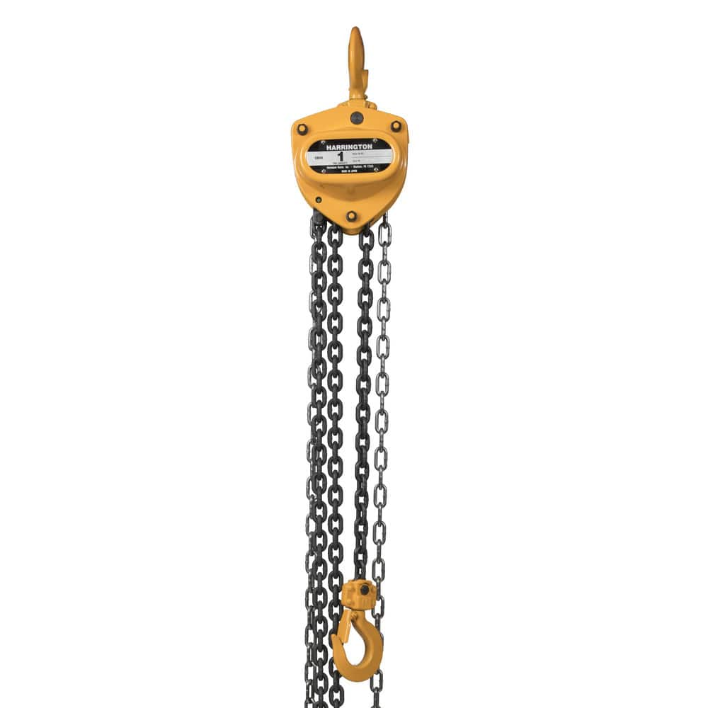 Manual Hoists-Chain, Rope & Strap, Hoist Type: Hand Chain , Lift Mechanism: Chain , Lifting Material: Chain , Work Load Limit: 2000 , Capacity (Lb.): 2000  MPN:M3CB010-SC-20