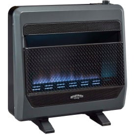 Bluegrass Living Natural Gas Vent Free Blue Flame Gas Space Heater w/Blower & Base Feet 30000 BTU B30TNB-BB