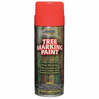 Tree Marking Paint 16 oz Fluorescent Red MPN:690 FLRED