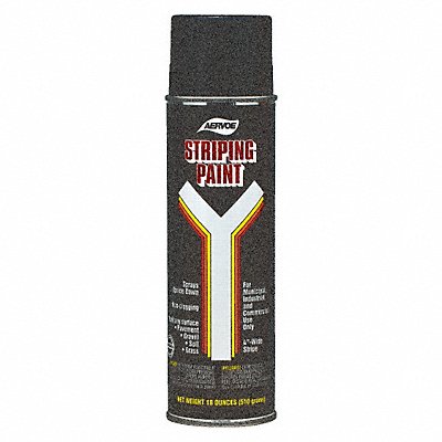 Striping Paint Permanent 20 oz Black MPN:770