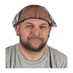 Hairnet:  Brown,  Size 24 in MPN:HA-NL-24BR-100P