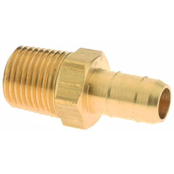 Barbed Tube Male Connector: Multiple Barbs, 1/8-27 MPN:MP11853