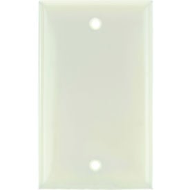 Sunlite® Blank Switch & Receptacle Plate 1-Gang Almond Pack of 12 40919-NS