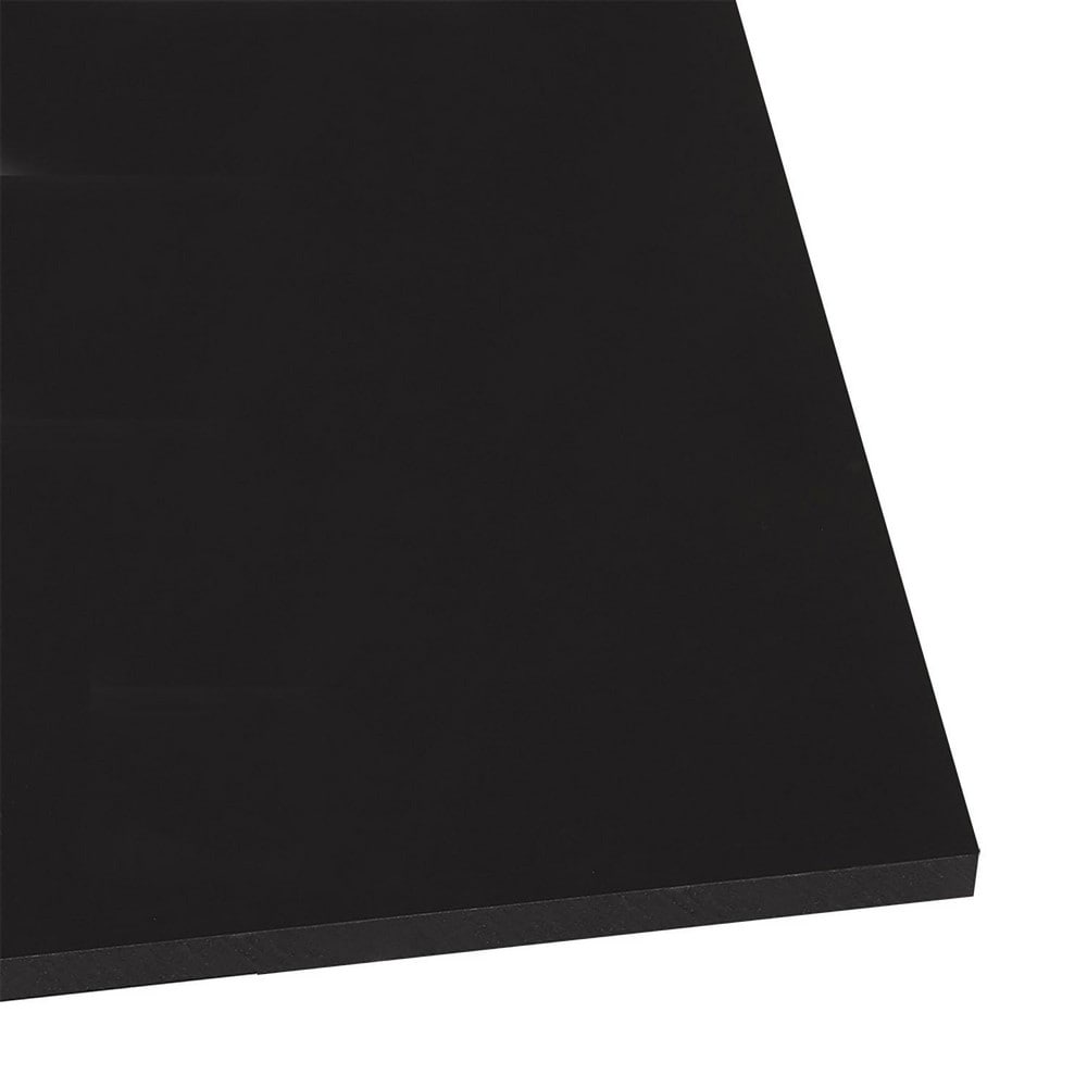 Plastic Sheets, Material: HDPE , Thickness (Inch): 1/2 , Width (Inch): 48 , Color: Black , Hardness: Shore 60D  MPN:SMARBK.500X48.0