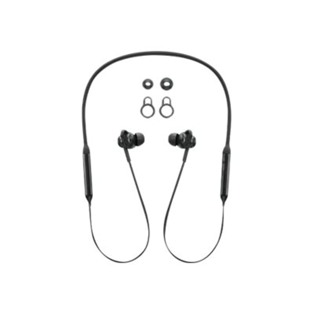 Lenovo Bluetooth In-Ear Headphones - Stereo - Wireless - Bluetooth - 32.8 ft - 32 Ohm - 20 Hz - 20 kHz - Earbud, Behind-the-neck - Binaural - In-ear - Omni-directional Microphone - Black (Min Order Qty 2) MPN:4XD1B65028