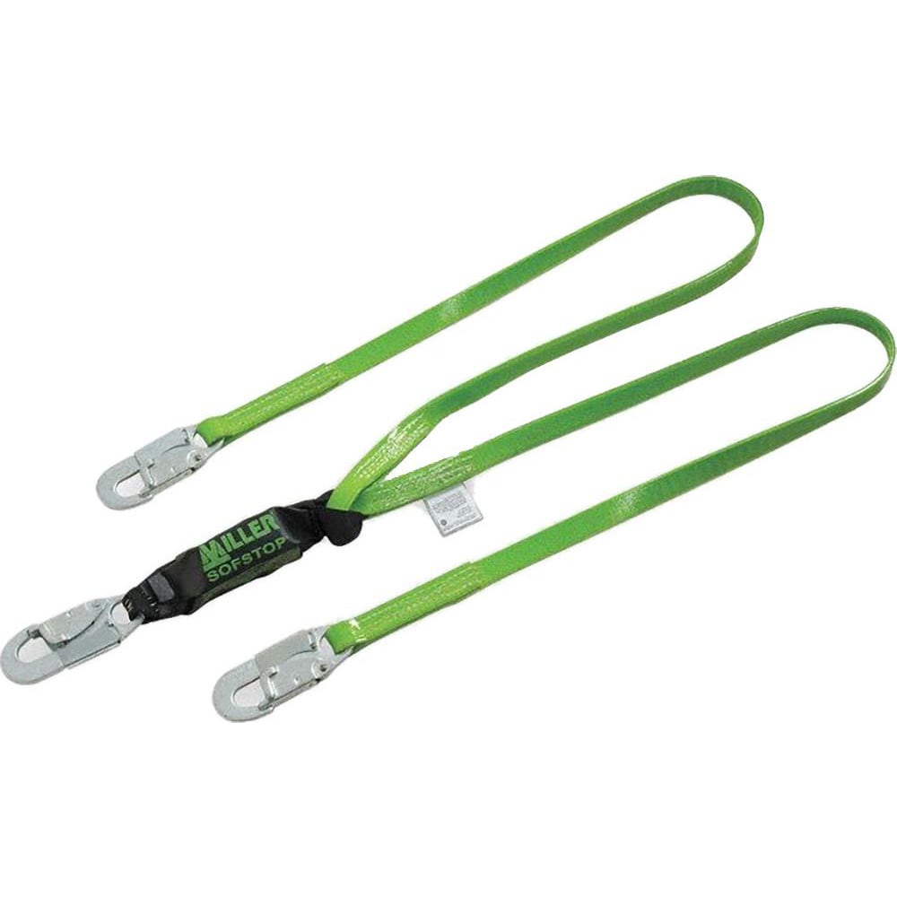 Lanyards & Lifelines, Load Capacity: 310lb , Type: Stretchstop. Lanyard , Construction Type: Webbing , Harness Type: Fall Arrest  MPN:8798RSS-Z7/6FTG