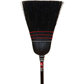 O-Cedar Commercial Warehouse Black Corn Broom 6/Case - 6119-6 - Pkg Qty 6 6119-6