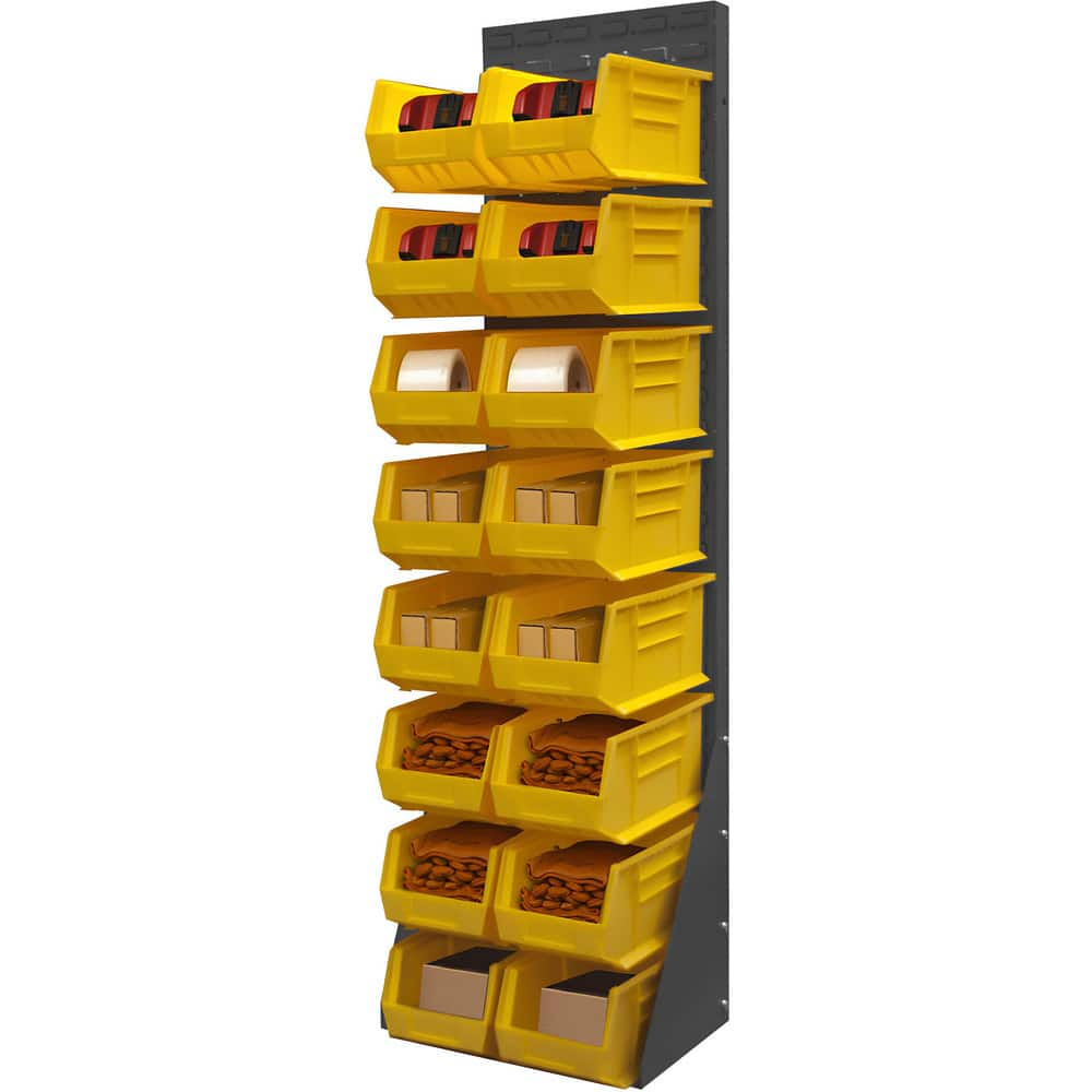 Pick Racks, Rack Type: Floor Rack , Rack Style: Louvered Panel , Bin Type: Hook-On , Assembled: Yes , Load Capacity (Lb.): 125.000  MPN:LPRSS-17.25X68-