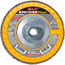 United Abrasives - Sait 72340 Encore Flap Disc Type 29 4-1/2 