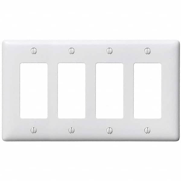 Wall Plates, Wall Plate Type: Outlet Wall Plates , Color: White , Wall Plate Configuration: GFCI/Surge Receptacle , Material: Thermoplastic , Shape: Rectangle  MPN:P264W