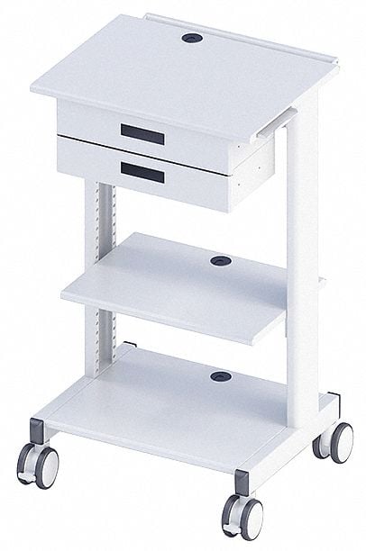 Computer Cart Gray 42 H x 26-1/2 W MPN:LB200-101-12