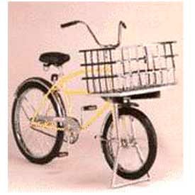 Industrial Bicycle 275 lb Capacity Low Gravity with Front Basket Men Yellow LGB-Yellow