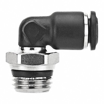 Male Connector SS 45/64 Hex 3/8 Tube MPN:60000-06-04