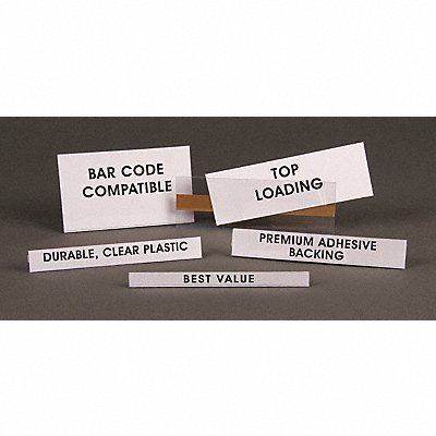 Label Holder Econ Strips 1/2INX6IN PK50 MPN:OE0506