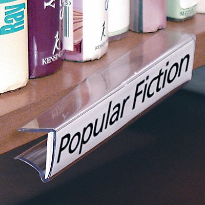 Shelf Clip Label Holder 7/8INX6IN PK10 MPN:WSC-1006