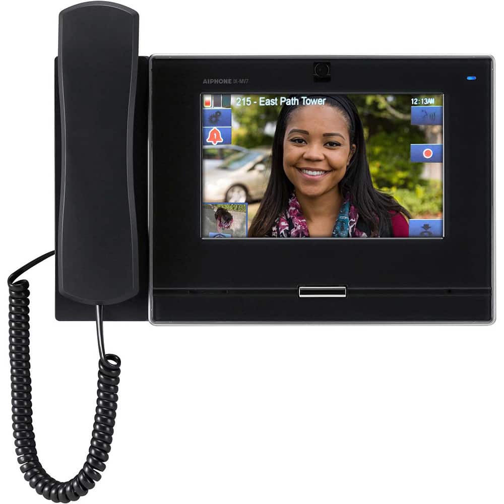 Intercoms & Call Boxes, Intercom Type: Video Door Station , Connection Type: Corded , Number of Stations: 1 , Height (Decimal Inch): 8.062500  MPN:IX-MV7-HB