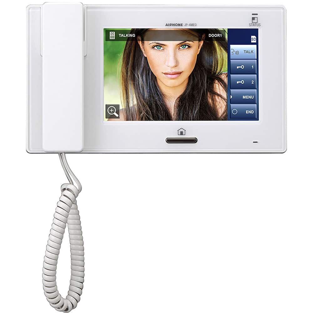 Intercoms & Call Boxes, Intercom Type: Video Door Station , Connection Type: Corded , Number of Stations: 1 , Height (Decimal Inch): 5.750000  MPN:JP-4MED