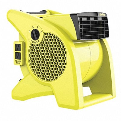 Portable Blower Fan 120V 350 cfm Yellow MPN:9566