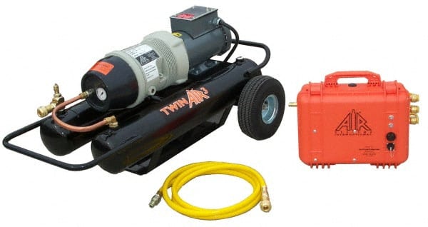 Supplied Air (SAR) Compressors, Includes Filtration Panel & Hose: No , Maximum Number of Connections: 3-Man  MPN:TA-3