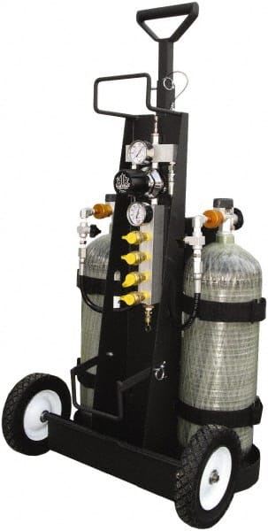 SCBA/EEBA Breathing Air Bottle Cart MPN:MP-4H-S