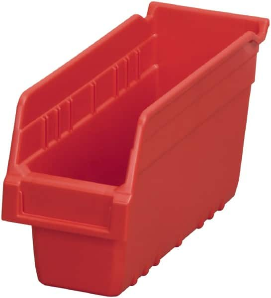 Plastic Hopper Shelf Bin: Red MPN:30040RED