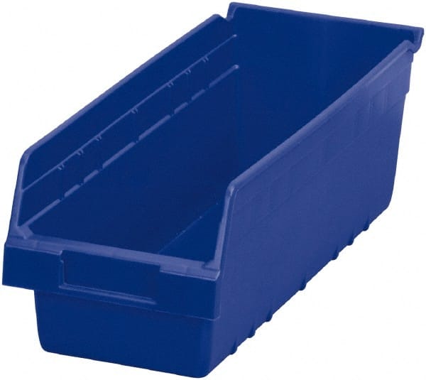 Plastic Hopper Shelf Bin: Blue MPN:30098blue