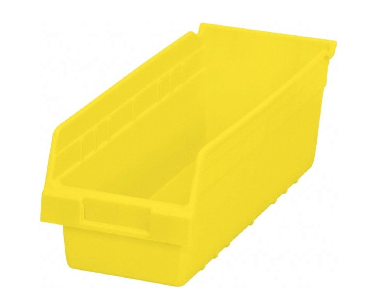 Plastic Hopper Shelf Bin: Yellow MPN:30098yel