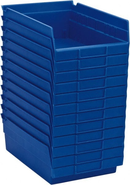 Plastic Hopper Shelf Bin: Blue MPN:30150 BLUE