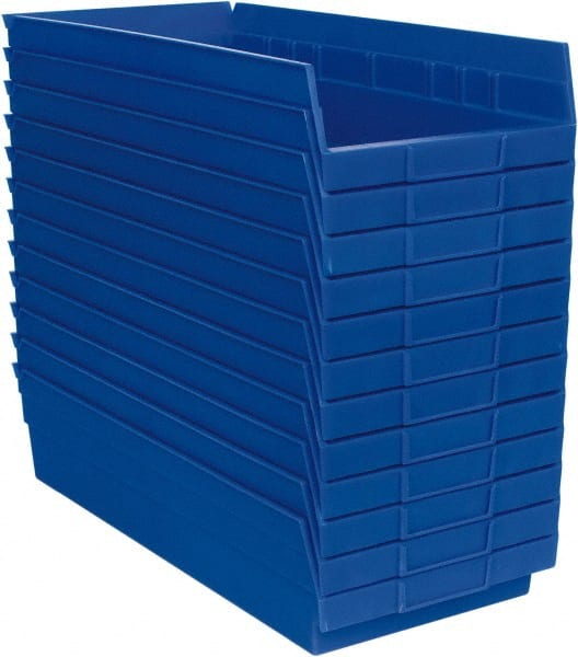 Plastic Hopper Shelf Bin: Blue MPN:30158 BLUE