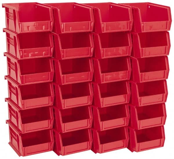 Plastic Hopper Stacking Bin: Red MPN:30210 RED