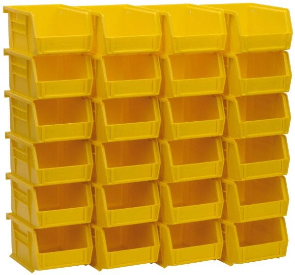 Plastic Hopper Stacking Bin: Yellow MPN:30210 YELLOW