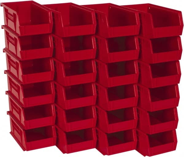 Plastic Hopper Stacking Bin: Red MPN:30220 RED